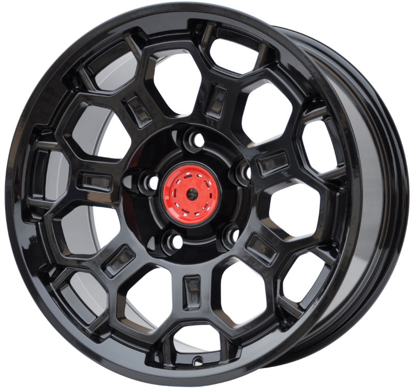 PDW 8672 Alufælge 18" 6x139.7 ET12 – Sort (sæt á 4)