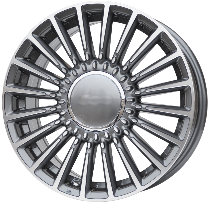 PDW 1210 Alufælge 16" 4x98 ET35 – Poleret/grafit (sæt á 4)