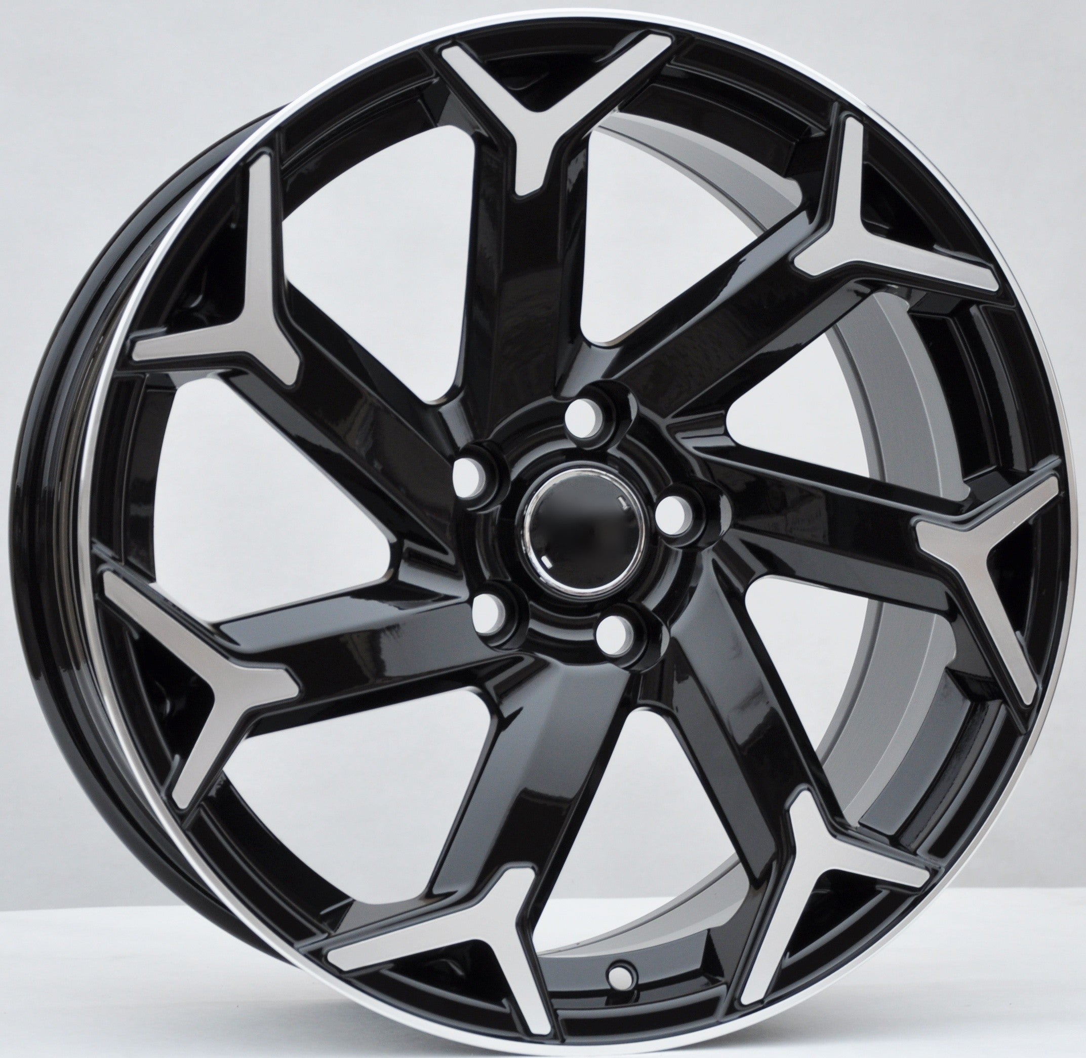 PDW 3051 Alufælge 18" 5x114.3 ET40 – Poleret/sort (sæt á 4)