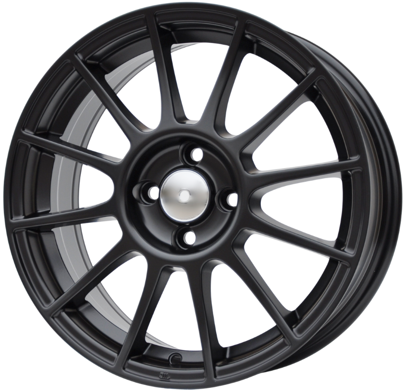 PDW 1208 Alufælge 16" 4x98 ET35 – Sort (sæt á 4)