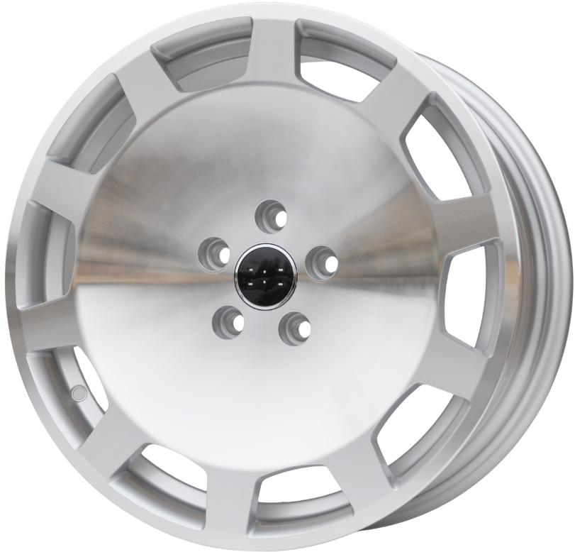 PDW 3613 Alufælge 18" 5x112 ET40 – Poleret/sølv (sæt á 4)