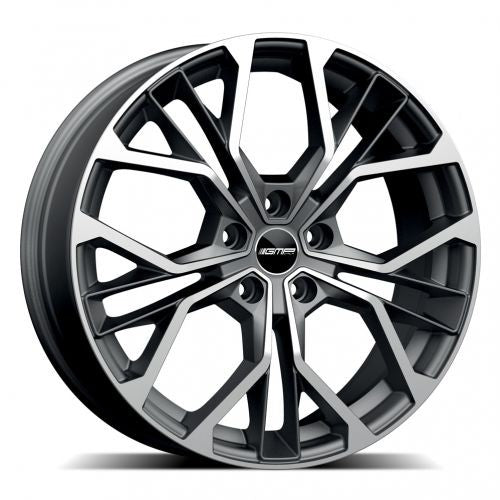 GMP Italia MATISSE Alufælge 18" 5x108 ET45 – Poleret/grafit mat (sæt á 4)