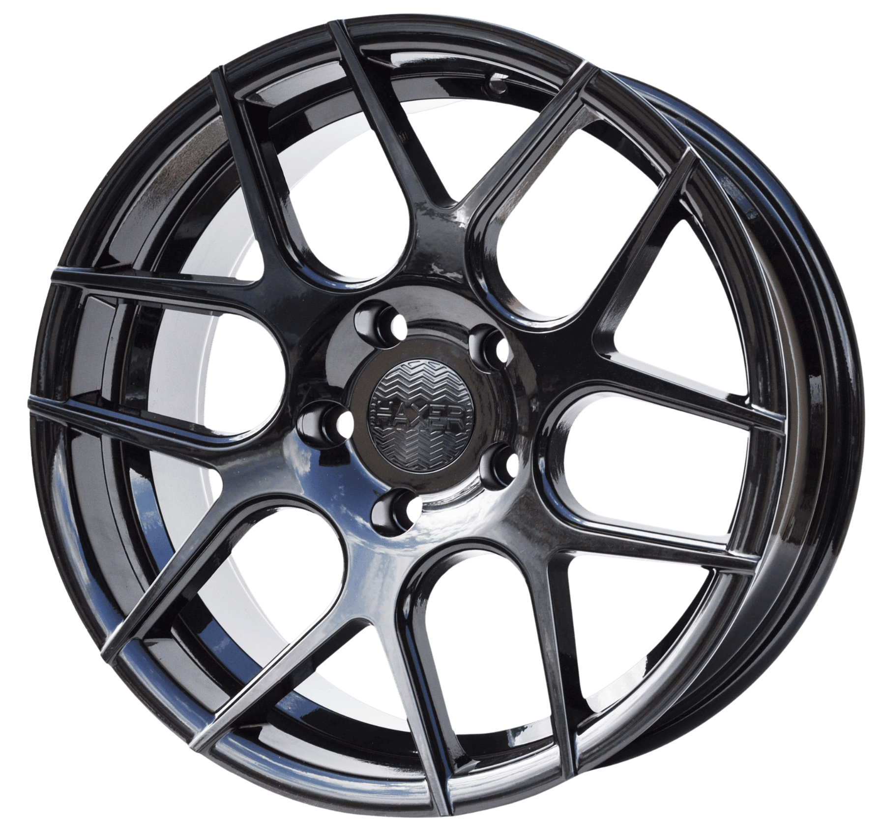 Haxer SA03 Alufælge 17" 5x120 ET20 – Black perl (sæt á 4)