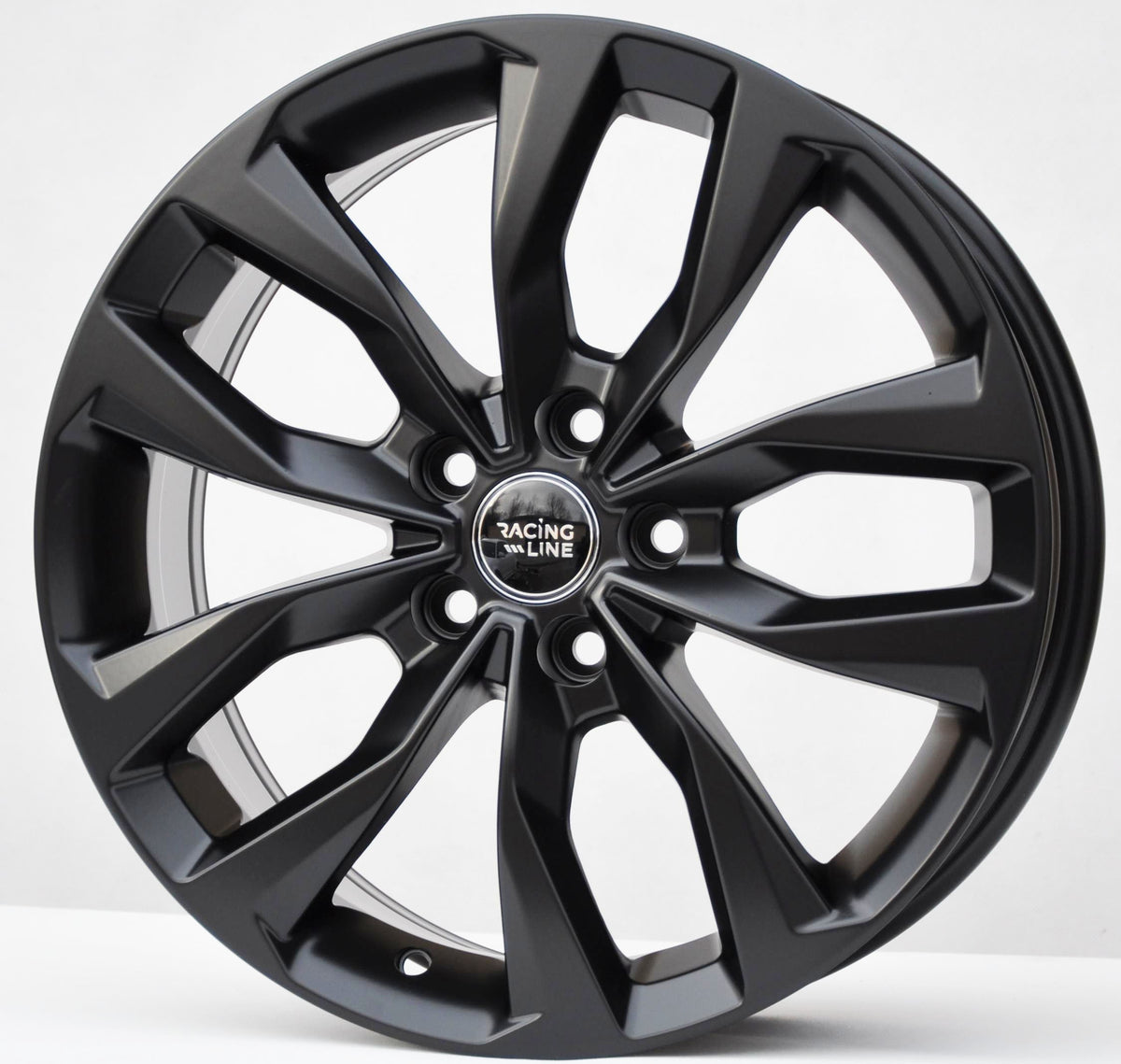 PDW 1144 Alufælge 16" 6,5J 5x100 ET45 – Sort halvmat (sæt á 4)