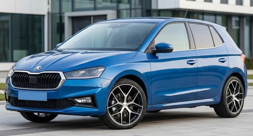 PDW FBX114 Alufælge 17" 5x108 ET40 – Poleret/sort (sæt á 4)