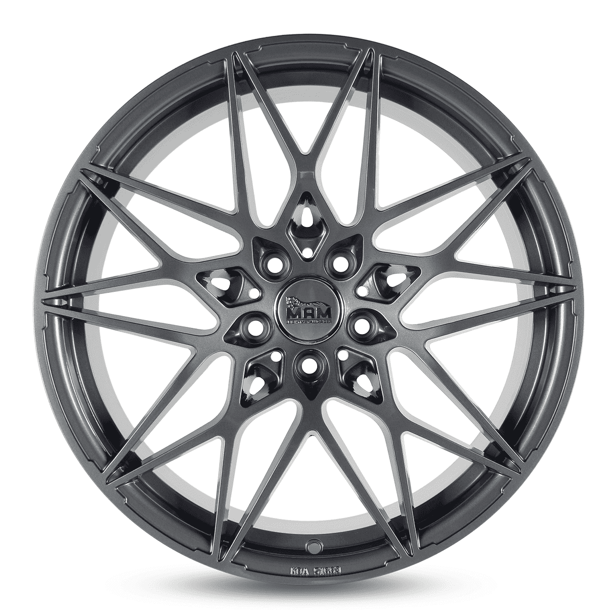 MAM B2N Alufælge 19" 5x112 ET45 – Gun metal (sæt á 4)