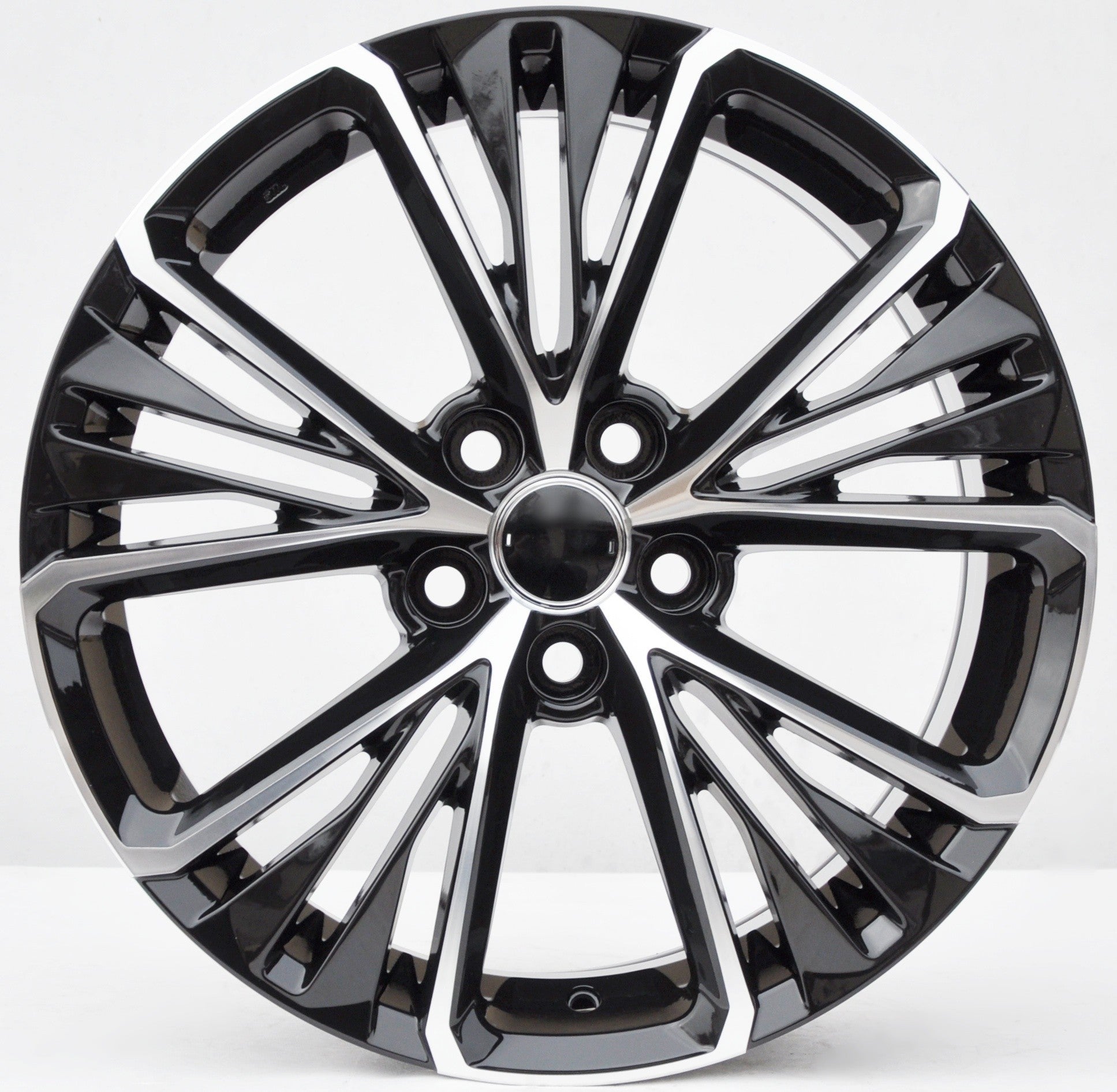 PDW 5908 Alufælge 18" 5x114.3 ET40 – Poleret/sort (sæt á 4)
