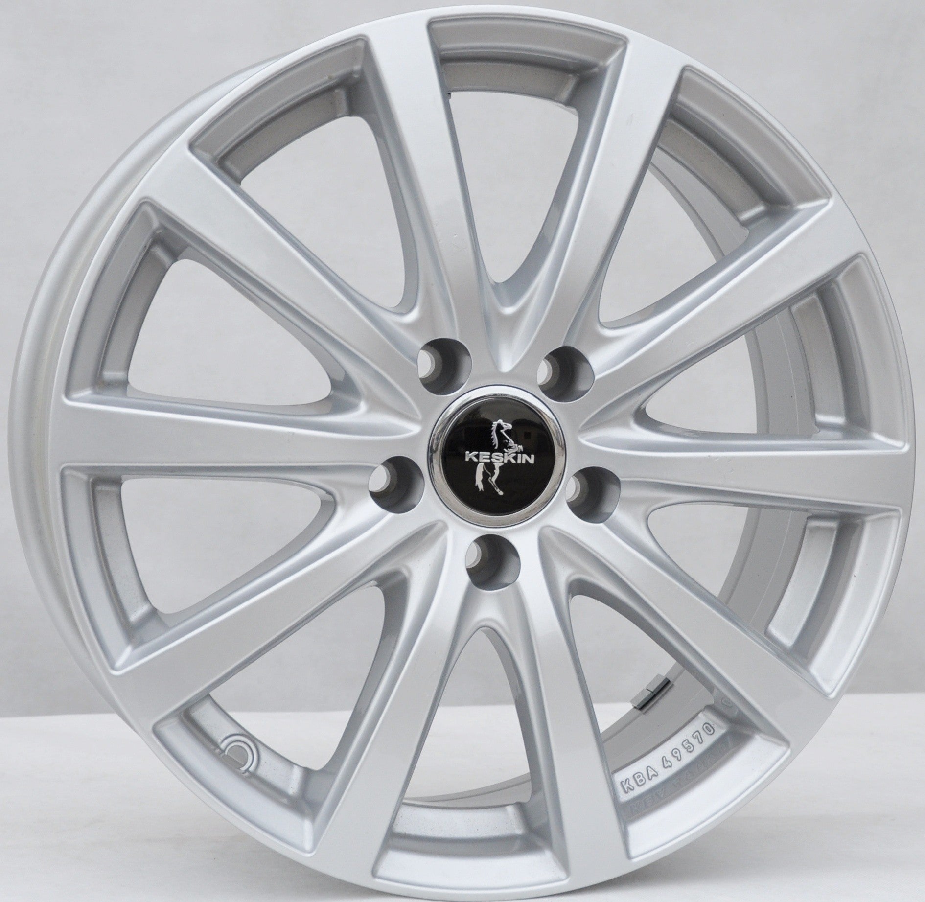 Platin RP-K5/kba49570 Alufælge 17" 5x112 ET48 – Sølv (sæt á 4)