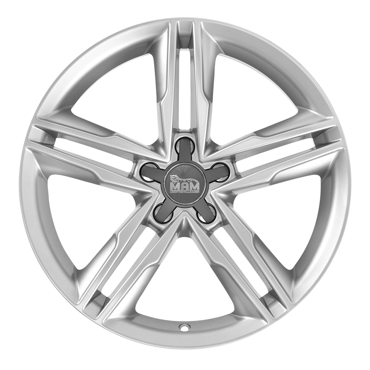 MAM A1 Alufælge 19" 5x112 ET42 – Sølv (sæt á 4)