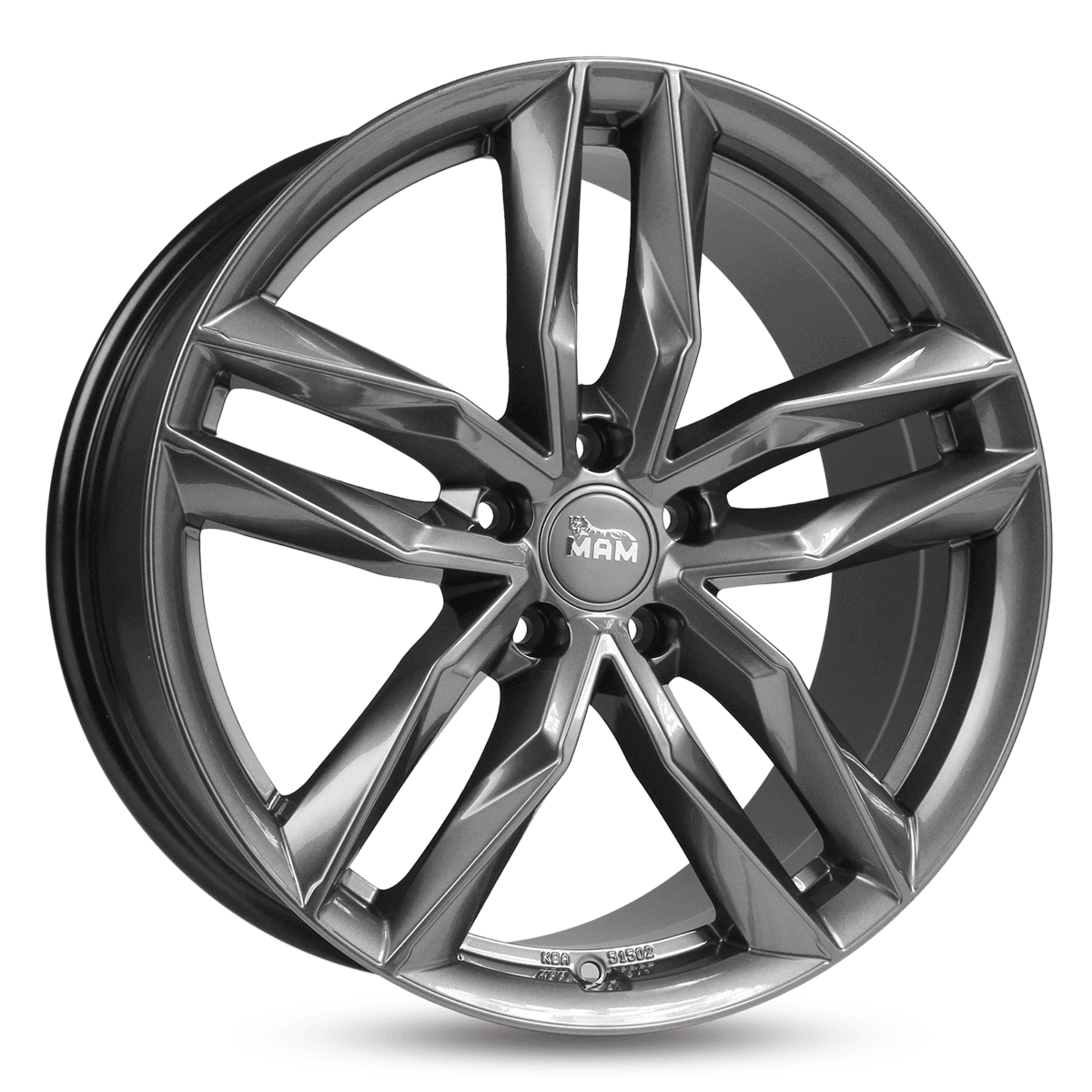 MAM RS3 Alufælge 18" 5x112 ET30 – Gun metal (sæt á 4)