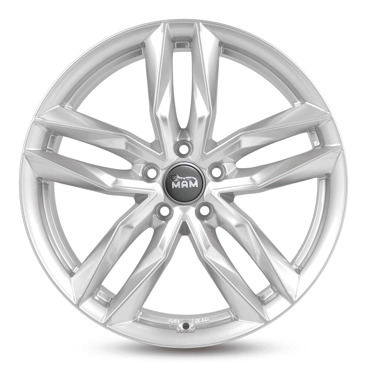 MAM RS3 Alufælge 18" 5x112 ET45 – Sølv (sæt á 4)