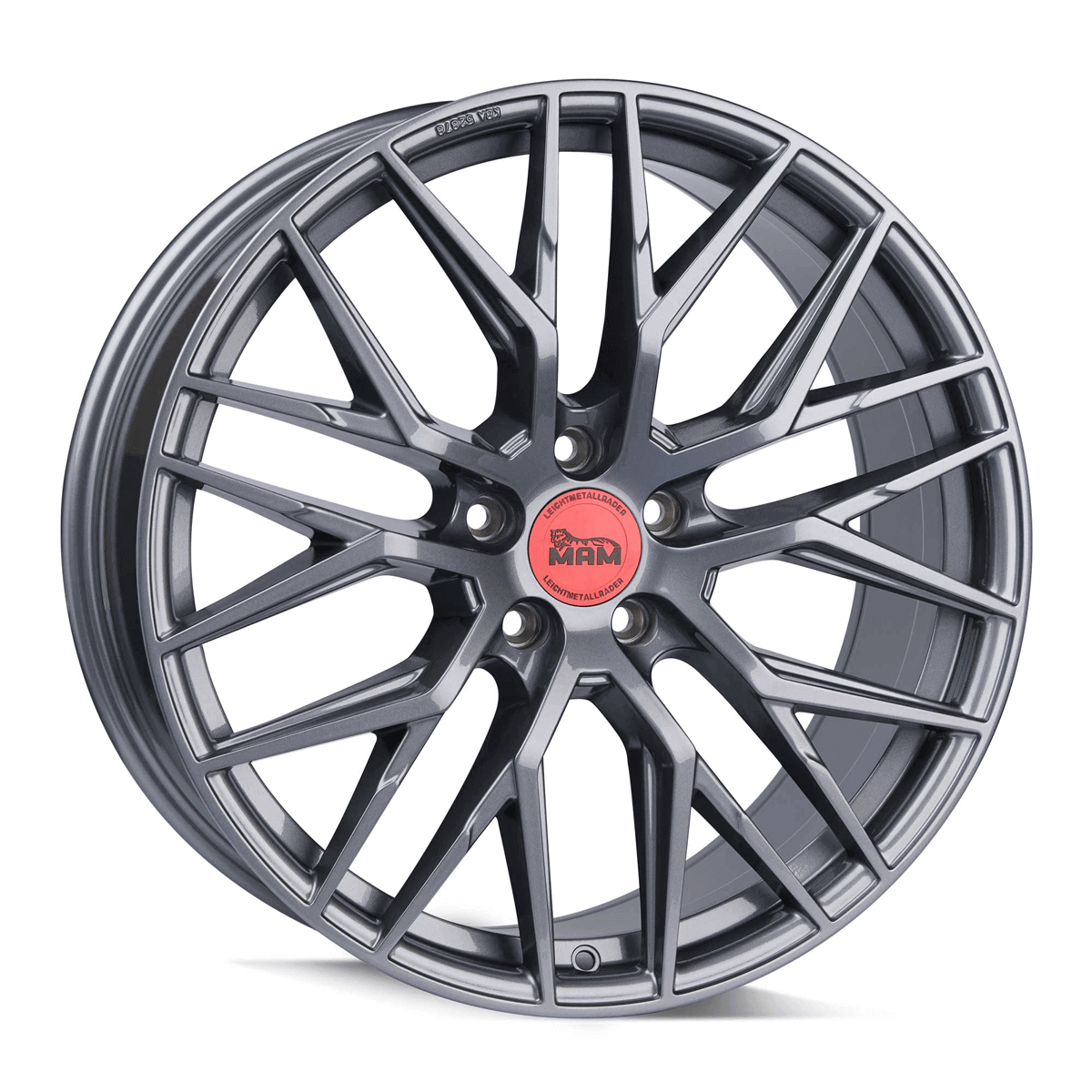 MAM RS4 Alufælge 17" 5x112 ET35 – Gun metal (sæt á 4)