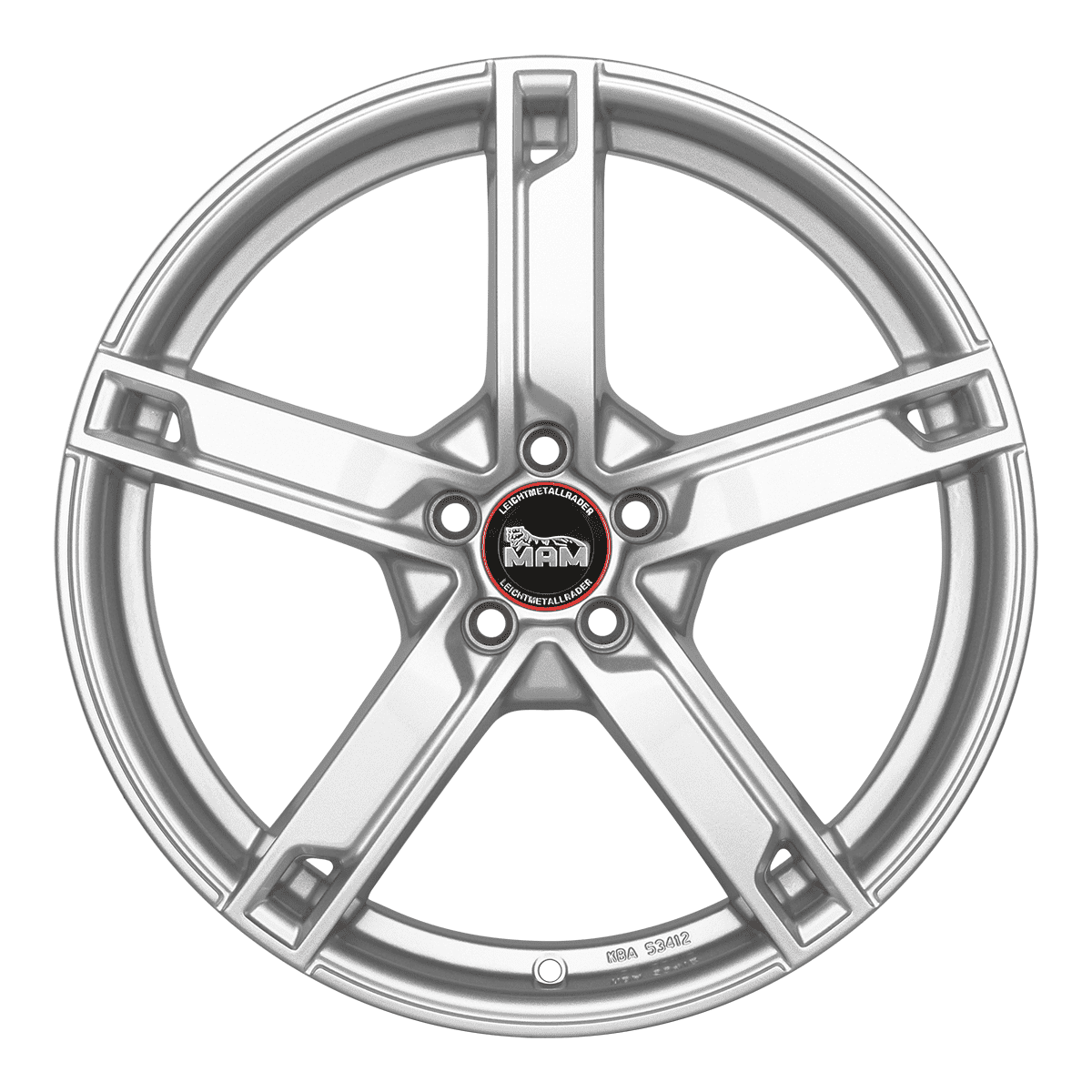 MAM W4 Alufælge 18" 5x112 ET33 – Sølv (sæt á 4)