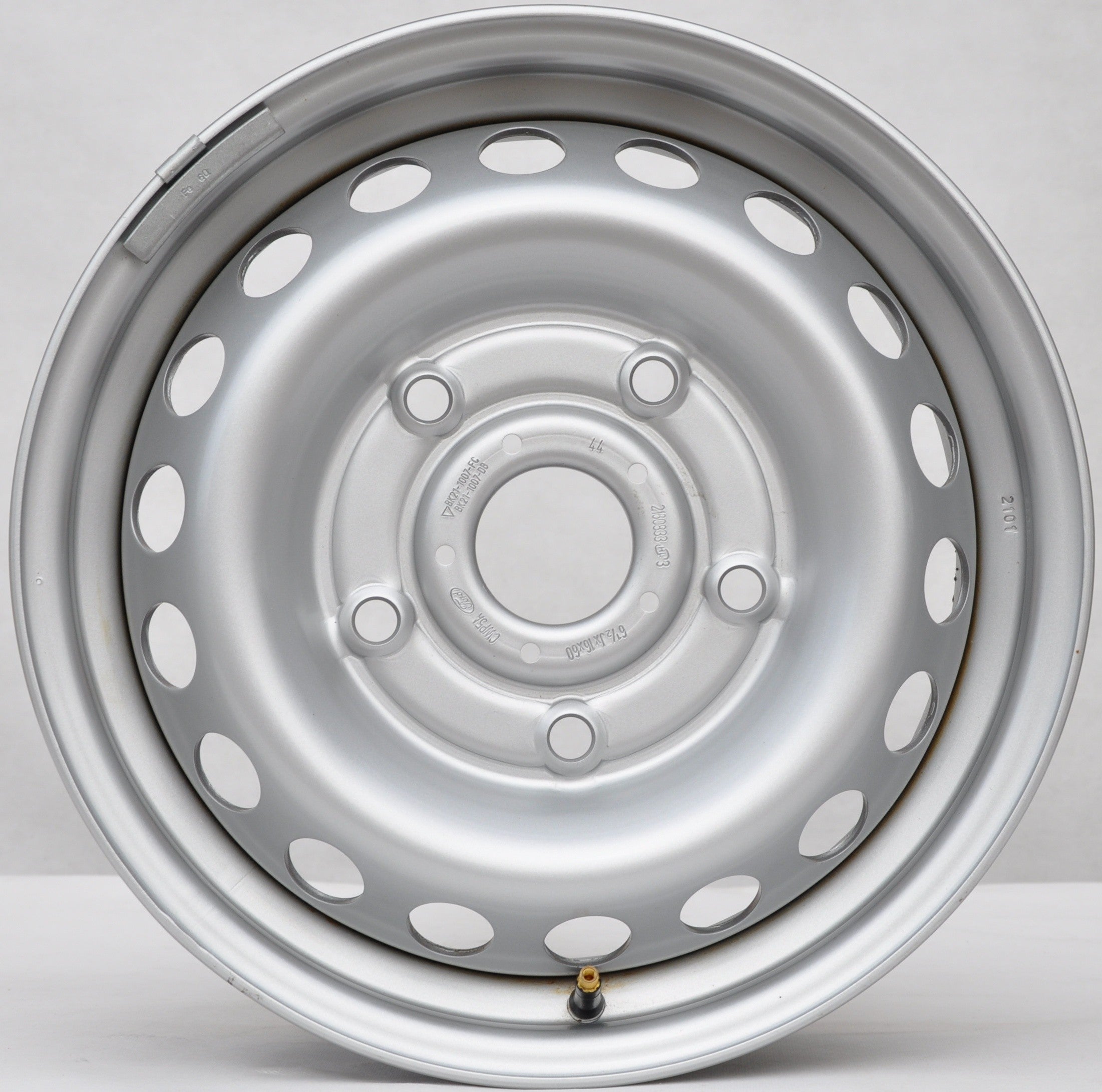 Ford (oryginalne OEM) bk21-1007-fc Stålfælge 16" 5x160 ET60 – Sølv (sæt á 4)