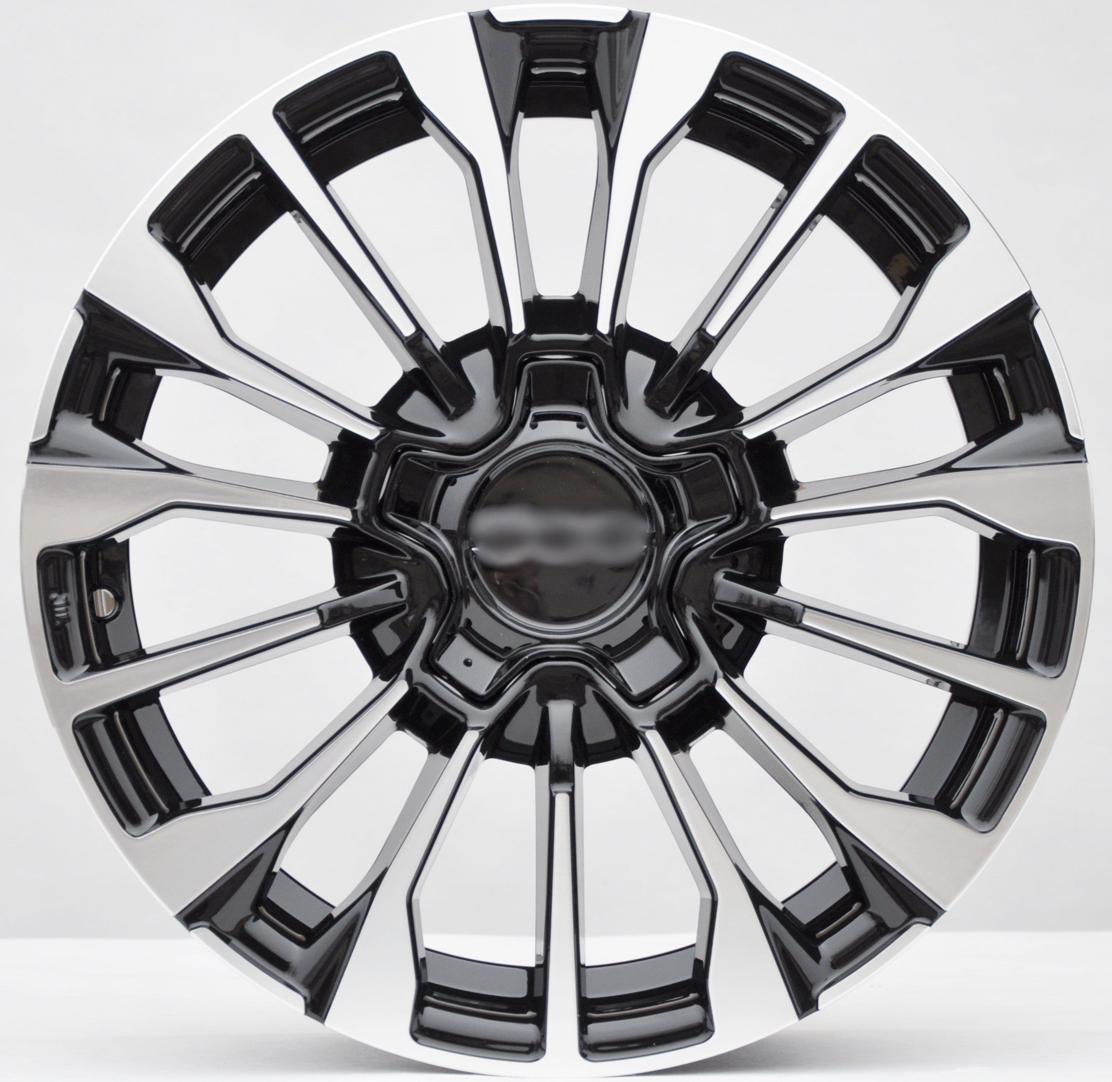 PDW 1370 Alufælge 16" 5x110 ET40 – Poleret/sort (sæt á 4)