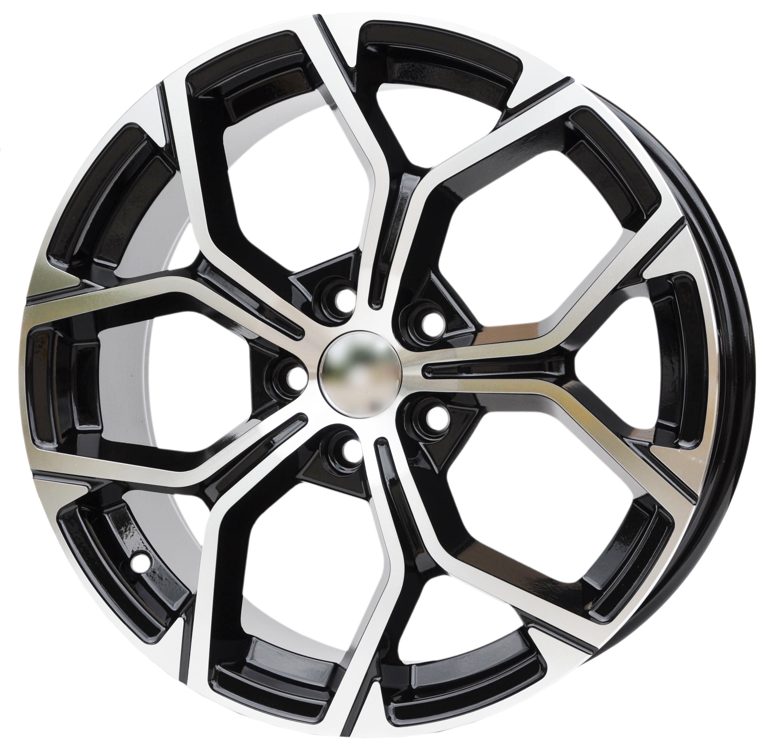 PDW A056 Alufælge 18" 5x112 ET51 – Poleret/sort (sæt á 4)