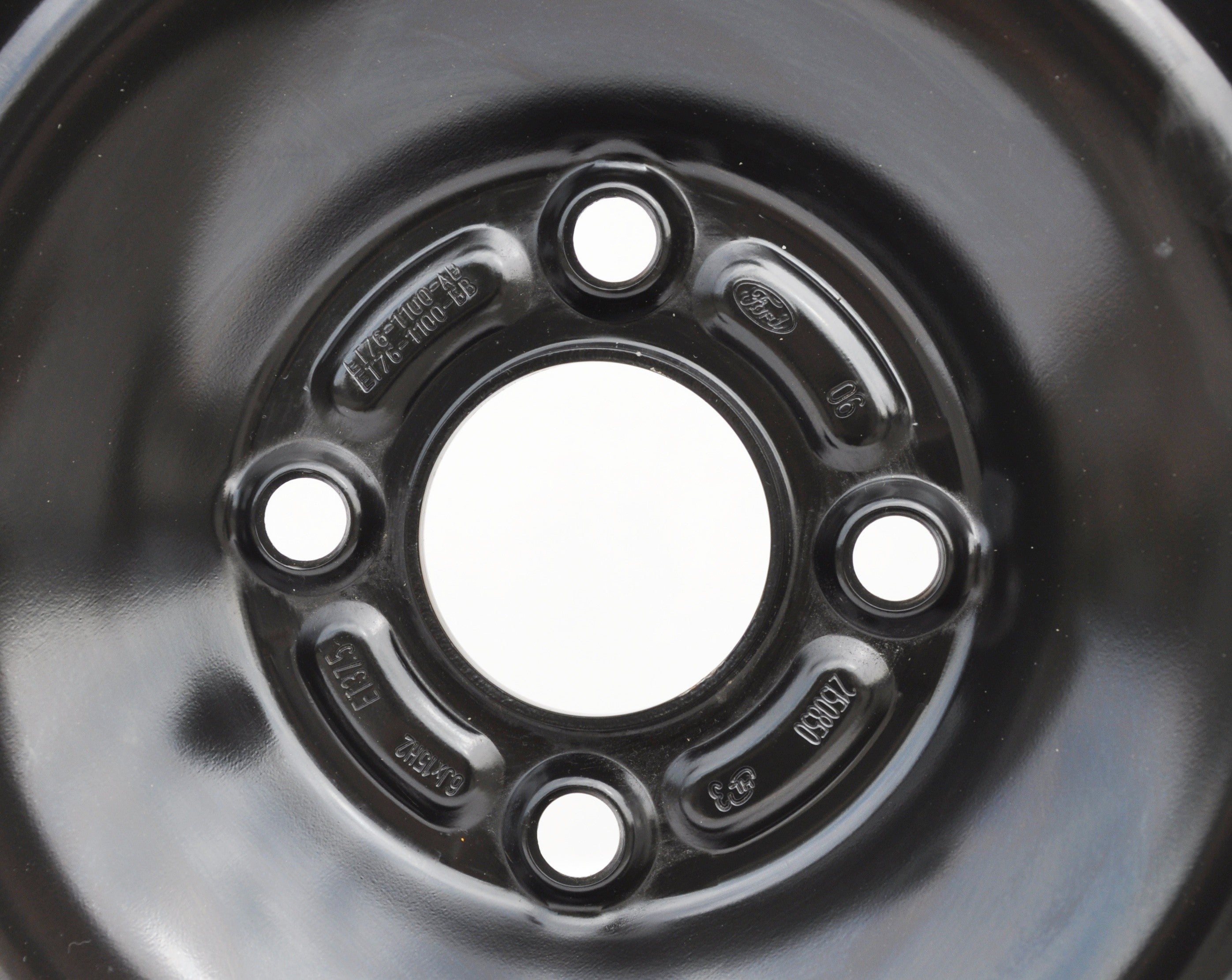 Ford (oryginalne OEM) et76-1100-ab Stålfælge 15" 4x108 ET37.5 – Sort (sæt á 4)