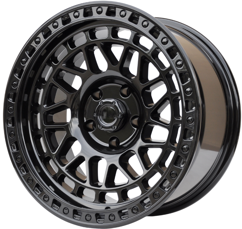 PDW 2475 Alufælge 18" 9J 5x127 ET-12 – Sort (sæt á 4)