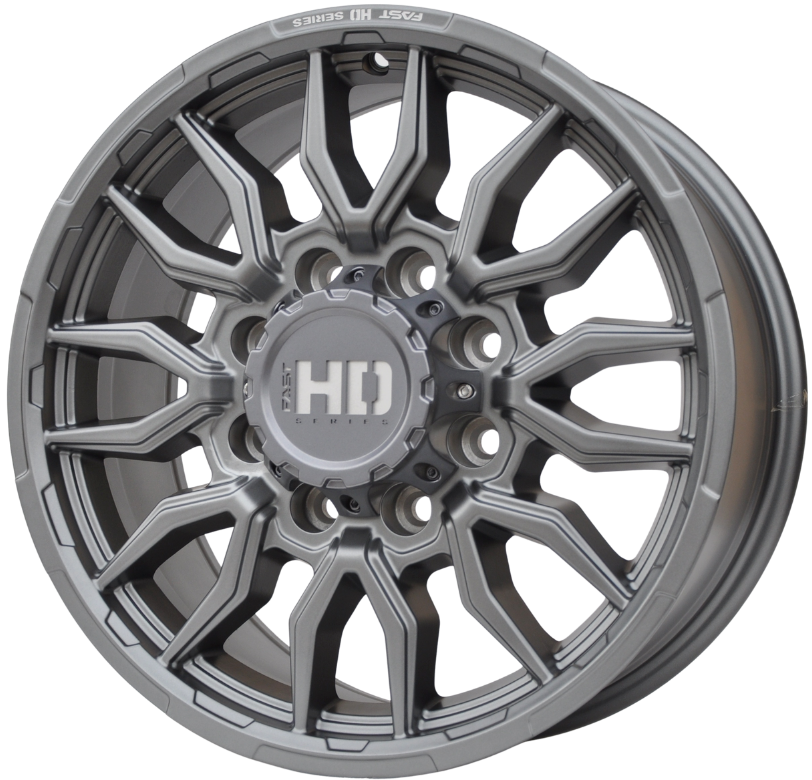 PDW 297/2508 Alufælge 18" 8x165.1 ET60 – Gun metal (sæt á 4)