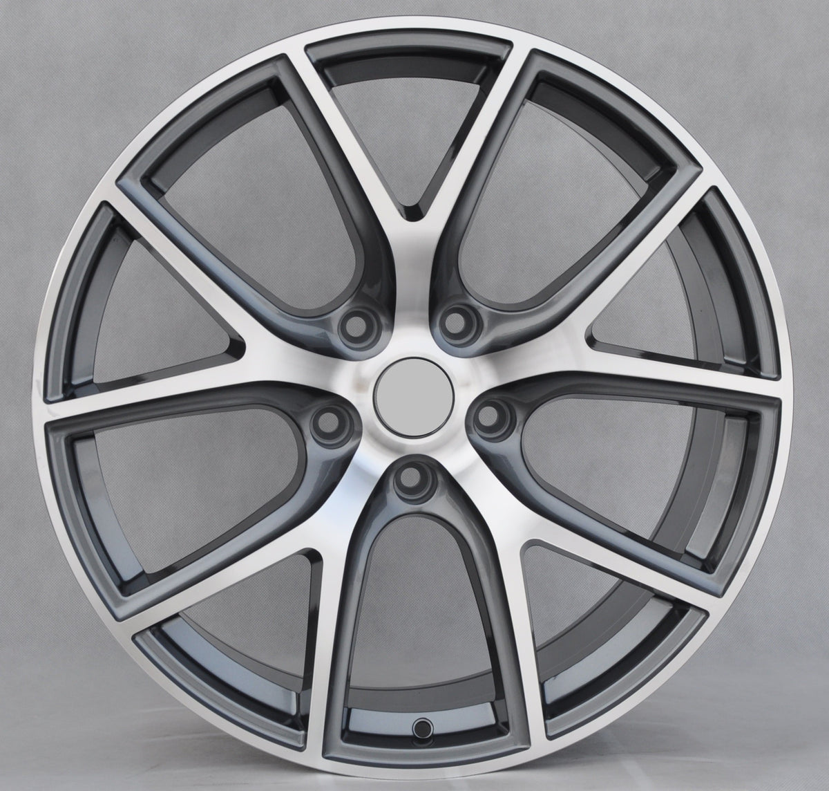 PDW 5315 Alufælge 20" 9J 5x127 ET38 – Poleret/grafit (sæt á 4)