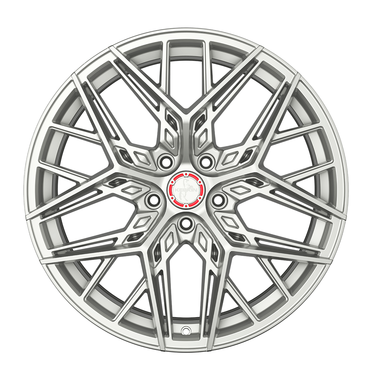 Keskin KT25 Alufælge 19" 5x108 ET40 – SILVER PAINTED (sæt á 4)