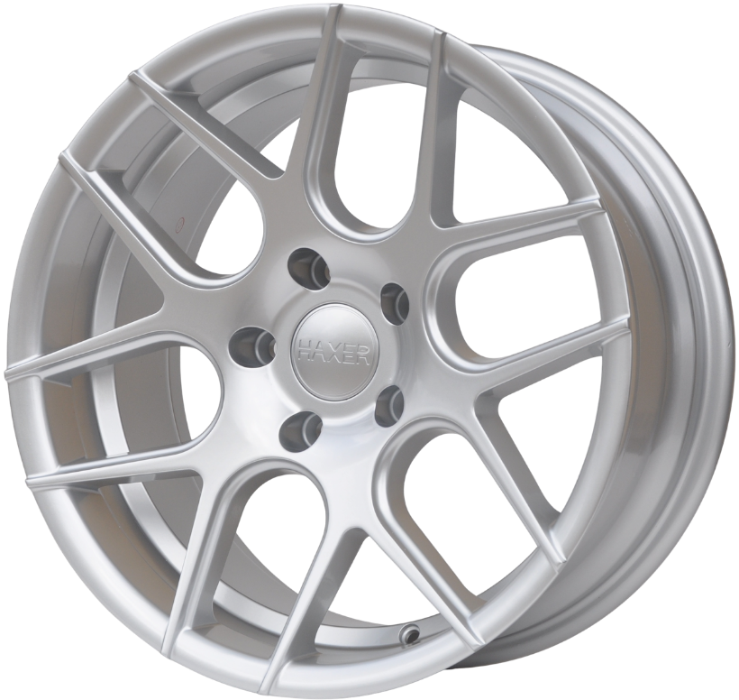 Haxer SA03 Alufælge 17" 5x120 ET20 – Sølv (sæt á 4)