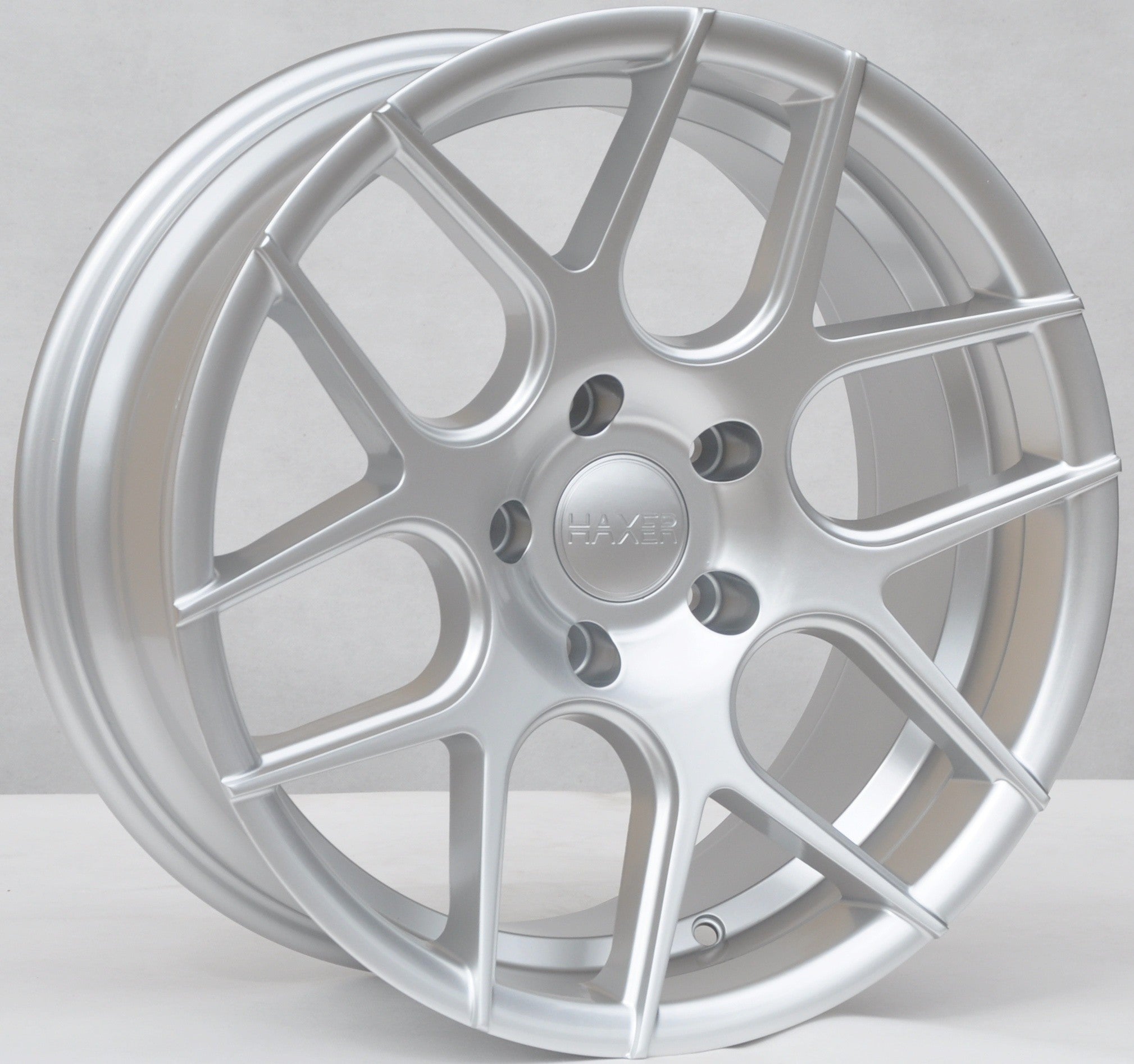 Haxer SA03 Alufælge 17" 5x120 ET20 – Sølv (sæt á 4)