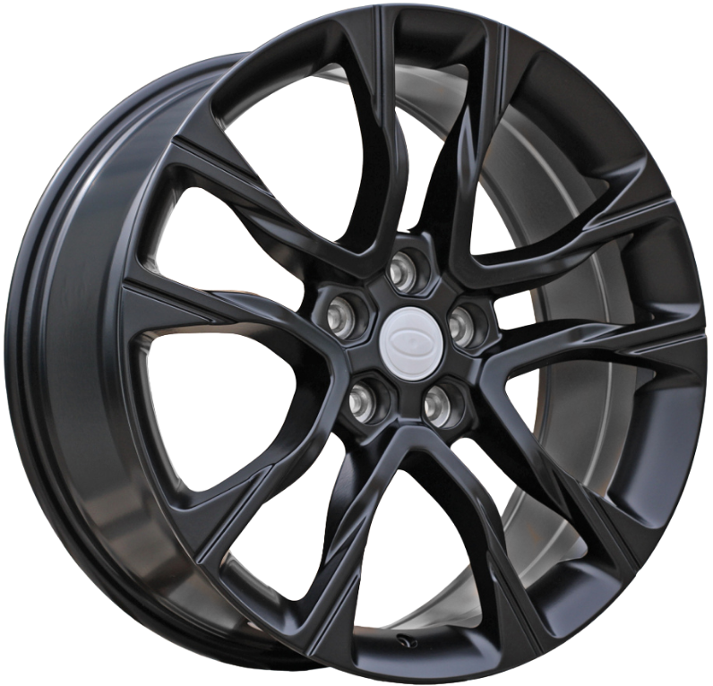PDW 5755 Alufælge 20" 8,5J 5x120 ET43.5 – Sort (sæt á 4)