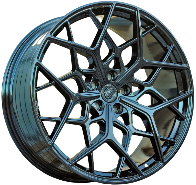PDW HF5210 Alufælge 23" 5x120 ET38 – Sort (sæt á 4)