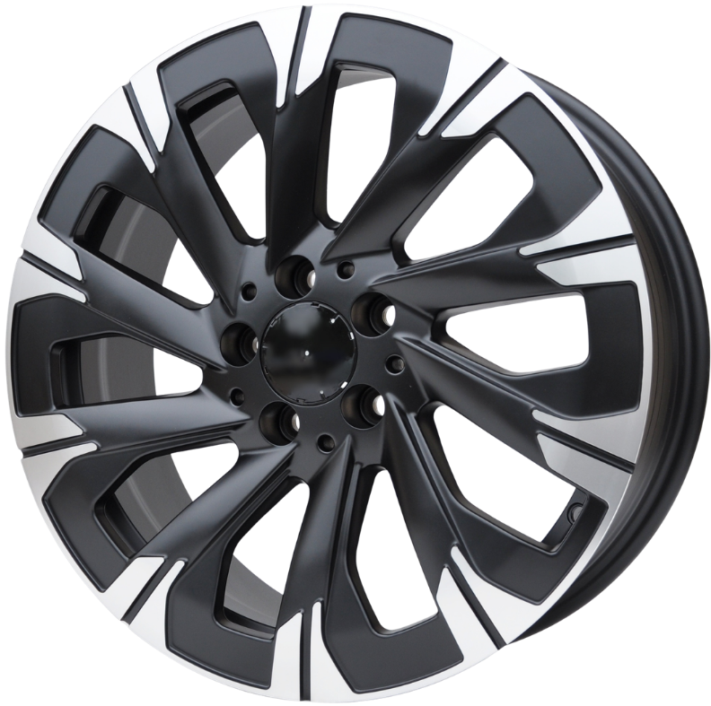 PDW 3519 Alufælge 18" 5x112 ET52 – Poleret/sort półmat (sæt á 4)
