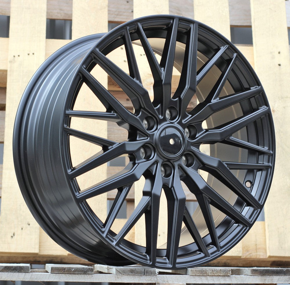 PDW YF0453 Alufælge 19" 6x120 ET48 – Sort półmat (sæt á 4)