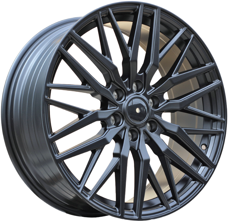 PDW YF0453 Alufælge 19" 6x120 ET48 – Sort półmat (sæt á 4)