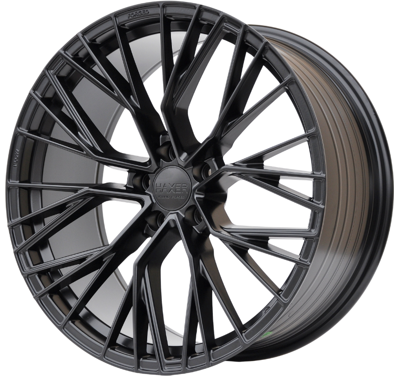 Haxer HX024F Alufælge 22" 5x112 ET30 – Sort półmat (sæt á 4)