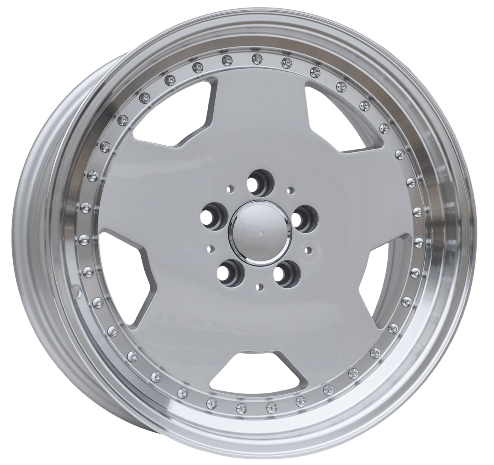 PDW 5852/1781 Alufælge 17" 5x112 ET35 – Sølv (sæt á 4)