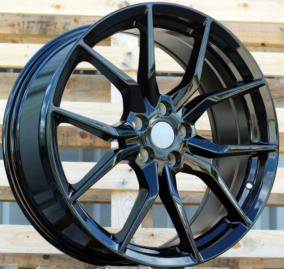 PDW 5406 Alufælge 18" 5x108 ET45 – Sort (sæt á 4)