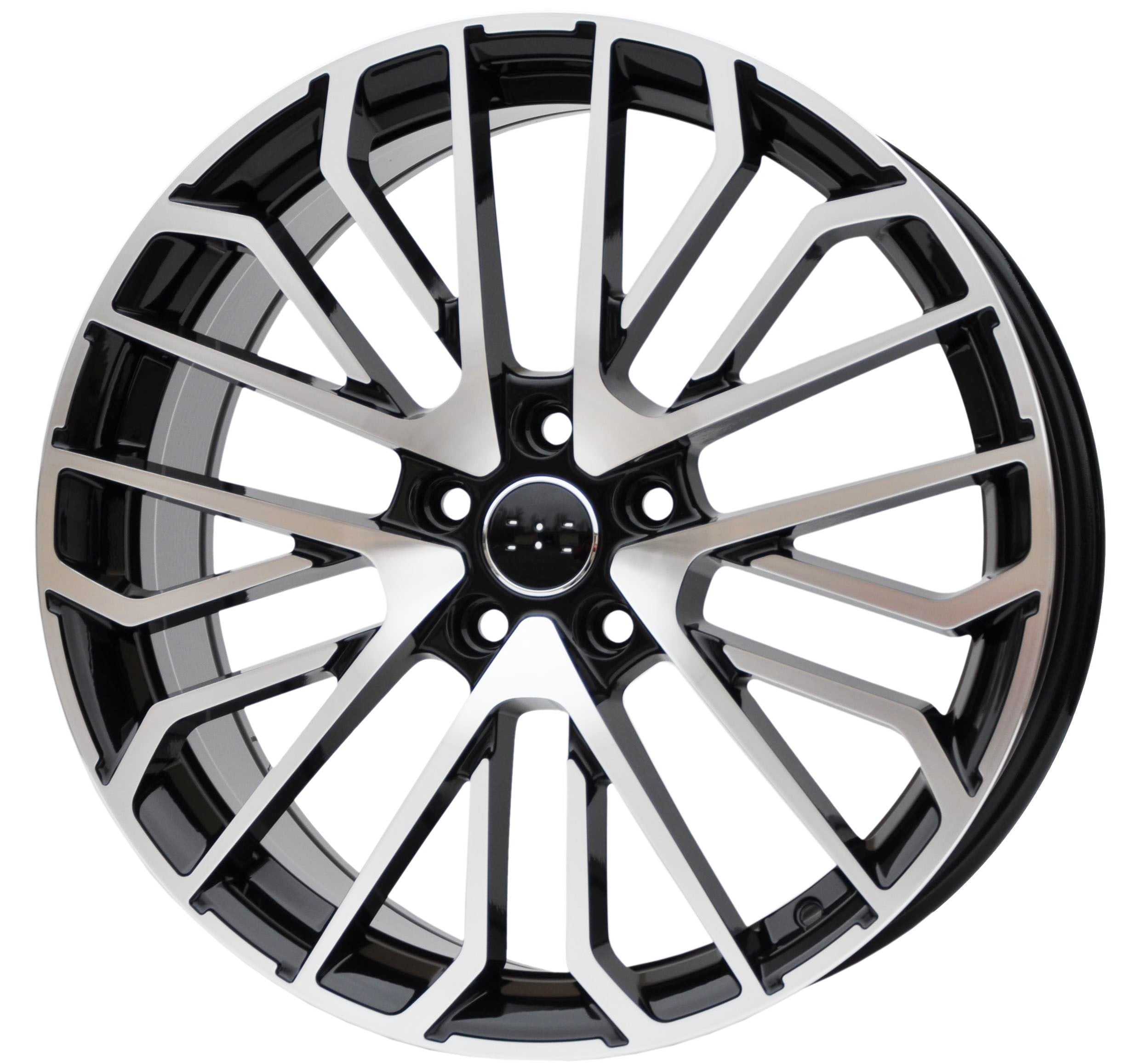 PDW 1261 Alufælge 23" 5x112 ET20 – Poleret/sort (sæt á 4)