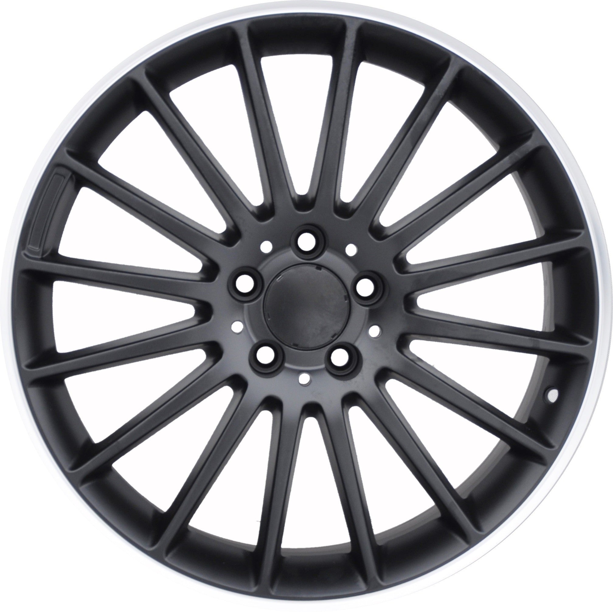 PDW 1020 Alufælge 17" 5x112 ET40 – Poleret/sort mat (sæt á 4)