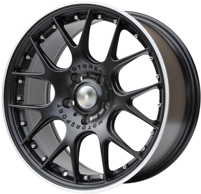PDW 0278 Alufælge 18" 8J 5x120 ET34 – Sort halvmat (sæt á 4)