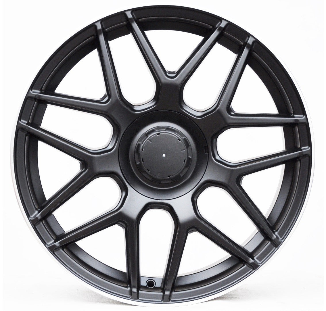 PDW 5318 Alufælge 21" 10J 5x130 ET33 – Sort (sæt á 4)