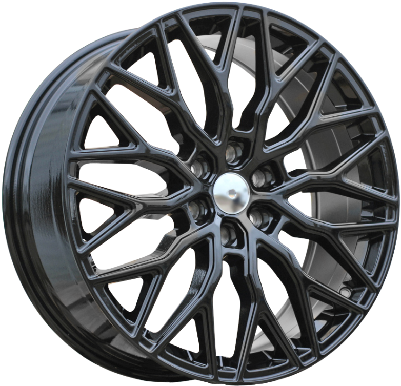 PDW 0412BLHM Alufælge 19" 8J 6x120 ET48 – Sort halvmat (sæt á 4)