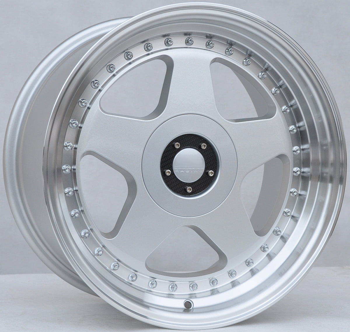 PDW 2585 Alufælge 17" 8/9J 5x112 ET25 – Sølv LIP POLISH (sæt á 4)