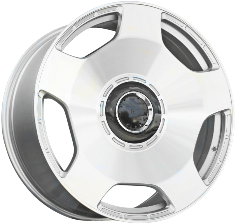 PDW 5133 Alufælge 22" 10J 5x130 ET36 – Poleret/sølv (sæt á 4)
