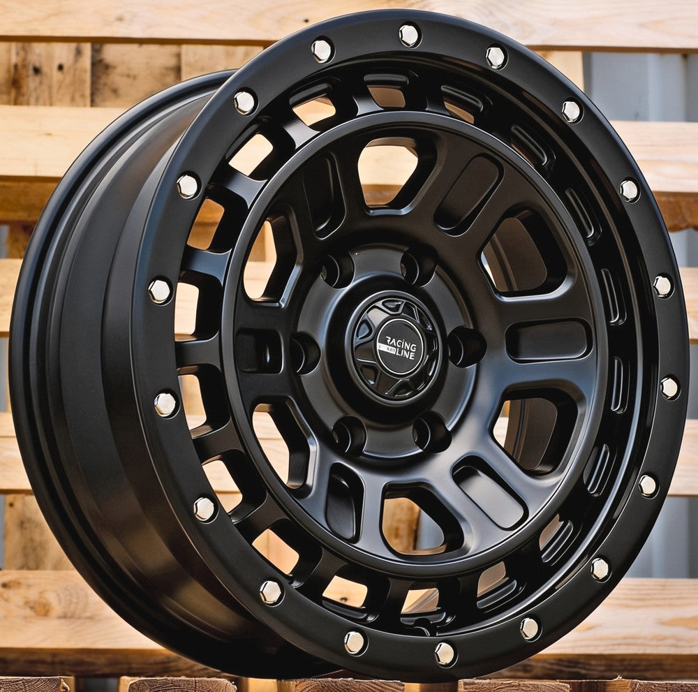 Toro Corsa 3S234 Alufælge 17" 8,5J 6x139.7 ET0 – Sort (sæt á 4)