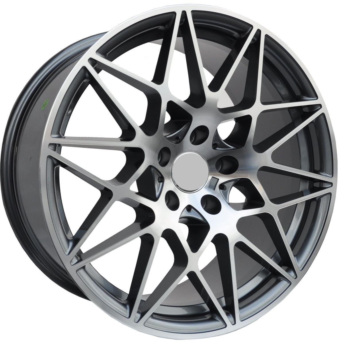 PDW 5167 Alufælge 18" 8,5/9,5J 5x120 ET35 – Poleret/grafit (sæt á 4)