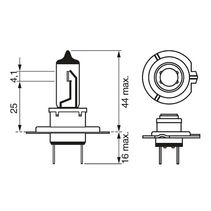 Bosch Giga Light 120 pære H7 55W 12V