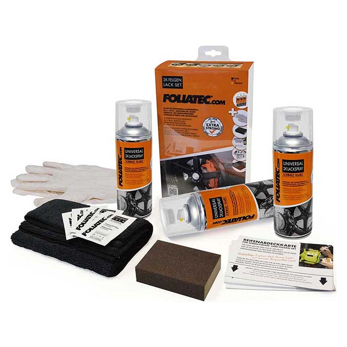 Foliatec fælgmaling kit 2K, blank bronze metallic