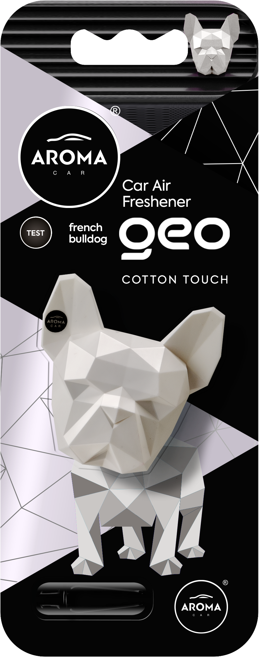 AromaCar Geo 3D Dog Cotton Touch