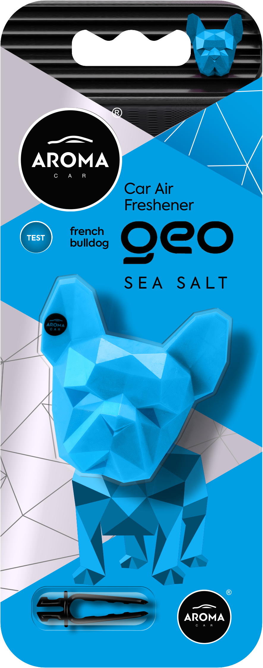AromaCar Geo 3D Dog Sea Salt