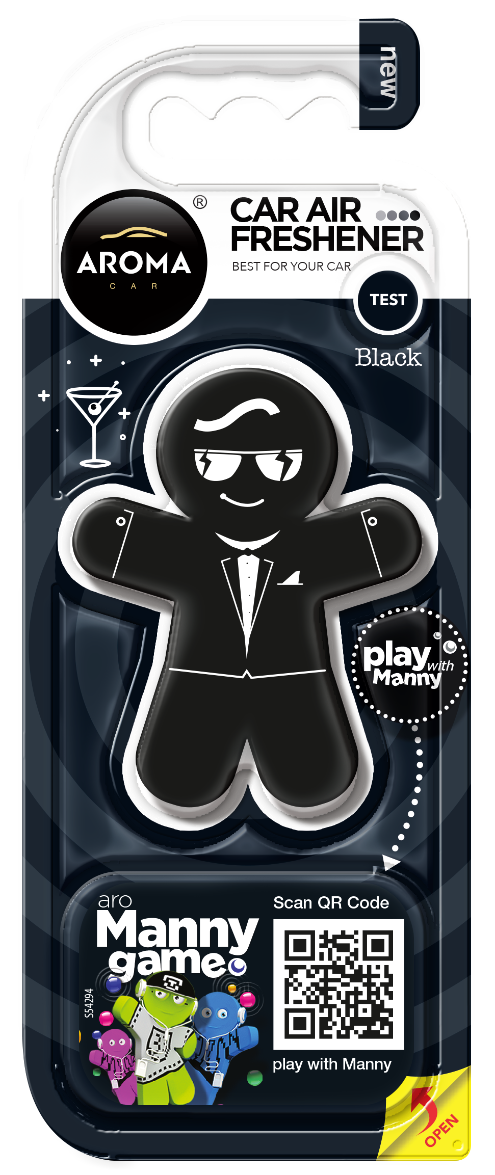 AromaCar Manny Black