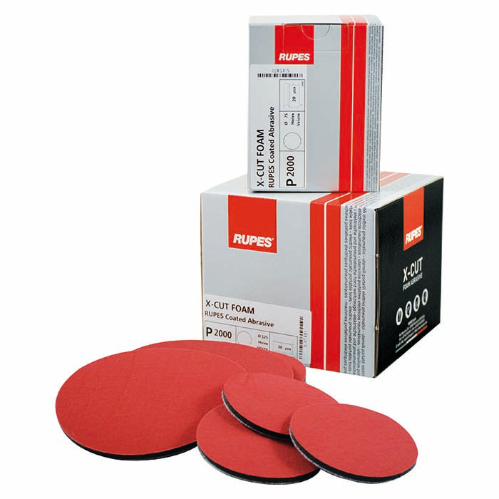 Rupes X-Cut skum slibeskive Ø125 mm – P1500, 20 stk.